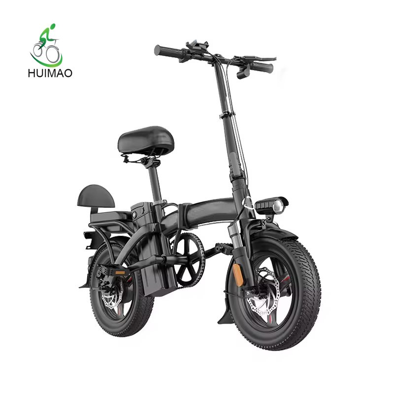 2023 Factory Hot Sale Folding Electric Bicycle 400W 48V 14Inch LCD Display Electric City Bike Electric Bike